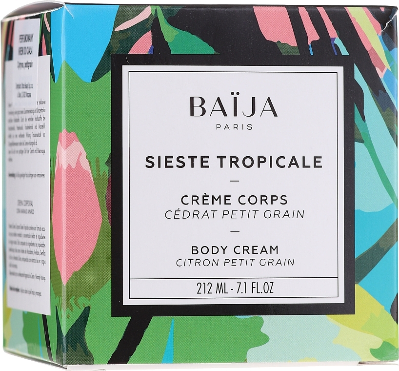 Citron and Grain Body Cream - Baija Sieste Tropicale Citron Petit Grain Body Cream — photo N5