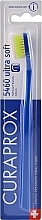 Toothbrush "Ultra Soft", dark blue-light green - Curaprox — photo N1