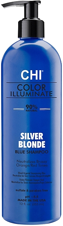 Coloring Shampoo - CHI Color Illuminate Shampoo Silver Blonde — photo N2