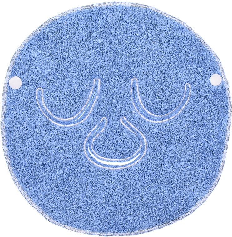 Beauty Treatment Compression Towel, blue - MAKEUP Facial Spa Cold & Hot Compress Blue — photo N1