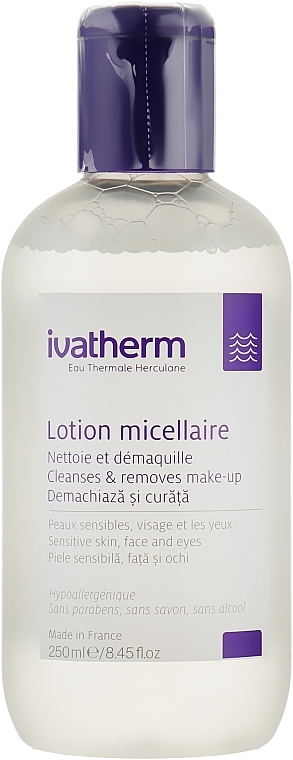 Micellar Lotion for Sensitive Skin - Ivatherm Micellar Lotion Cleanses&removes Make-up — photo N2