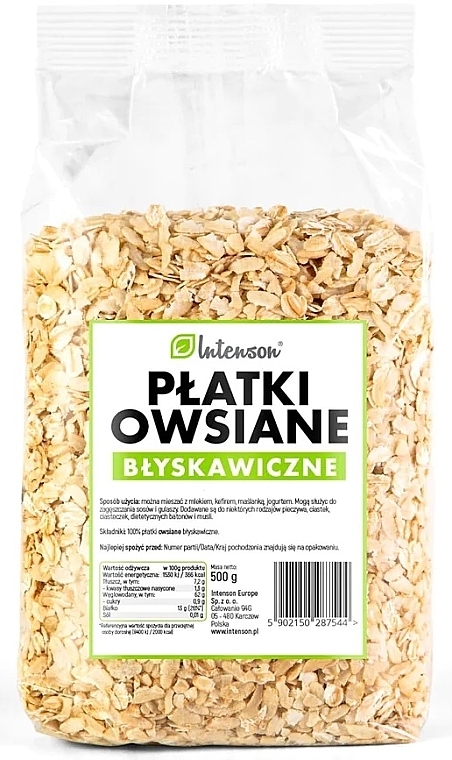 Instant Oat Flakes  - Intenson — photo N1