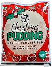 Makeup Remover Sponge - W7 Christmas Pudding Makeup Remover Pad — photo N1