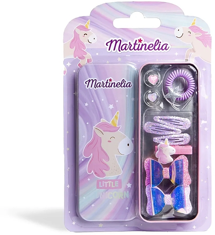 Hairstyling Set - Martinelia Unicorn Tin Box — photo N2