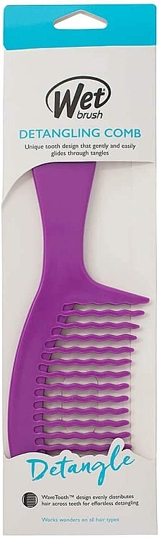 Comb - Wet Brush Pro Detangling Comb Purple — photo N2