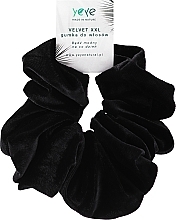 Fragrances, Perfumes, Cosmetics Velvet Scrunchie, black - Yeye Velvet XXL