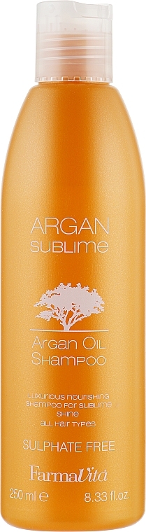 Argan Oil Shampoo - Farmavita Argan Sublime Shampoo — photo N2