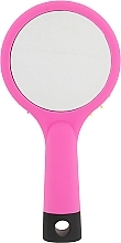 Mirror Hair Brush "Rain", pink - Perfect Beauty — photo N3