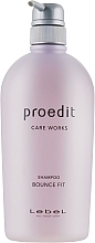 Extra Damaged Hair Shampoo - Lebel Proedit Bounce Fit Shampoo — photo N2