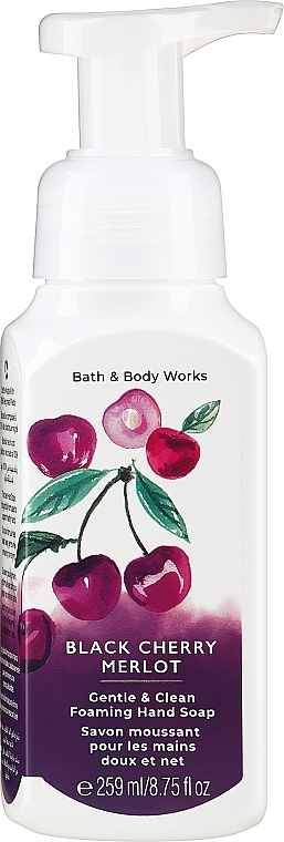 Hand Soap - Bath & Body Works Black Cherry Merlot Gentle Clean Foaming Hand Soap — photo N1