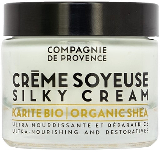 Ultra-Nourishing Face Cream - Compagnie De Provence Organic Shea Silky Cream — photo N1