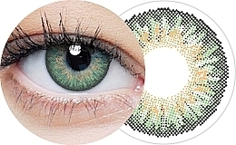 Green Contact Lenses, 10 pcs - Clearlab Clearcolor 1-Day — photo N2