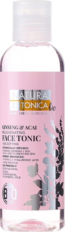 Regenerating Face Tonic Ginseng and Acai Berry - Natura Estonica Ginseng & Acai Face Tonic — photo N1