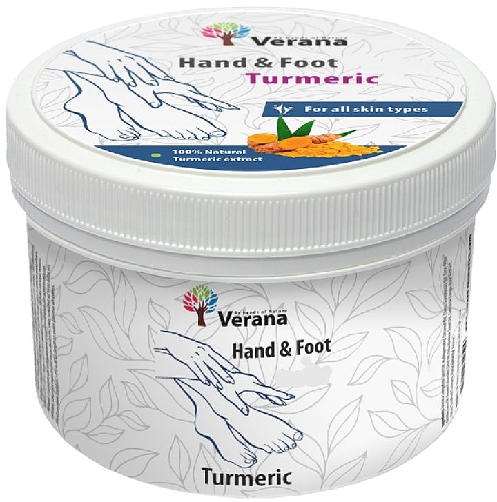 Turmeric Hand & Foot Scrub - Verana Hand & Foot Scrub Turmeric — photo N1