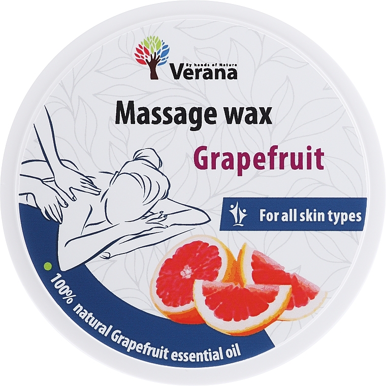 Grapefruit Massage Wax - Verana Massage Wax Grapefruit — photo N1