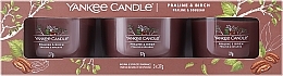 Set - Yankee Candle Praline & Birch (candle/3x37g) — photo N1