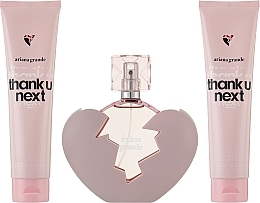 Ariana Grande Thank U, Next - Set (edp/100ml + b/lot/100ml + sh/gel/100ml)  — photo N2