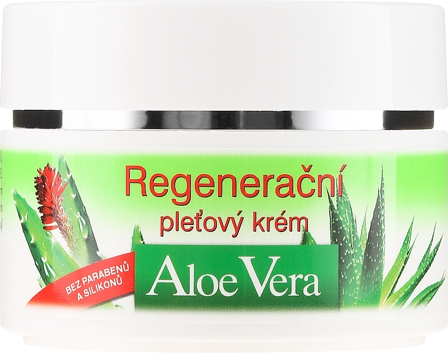 Repair Facial Cream - Bione Cosmetics Aloe Vera Regenerative Facial Cream — photo N2