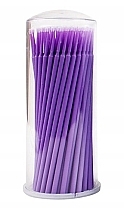 Fragrances, Perfumes, Cosmetics Lash Microapplicators, purple, 100pcs - Lewer Micro Applicators