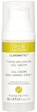 Fragrances, Perfumes, Cosmetics Balancing Gel Cream for T-Zone - Ren Clean Skincare Clarimatte T-Zone Balancing Gel