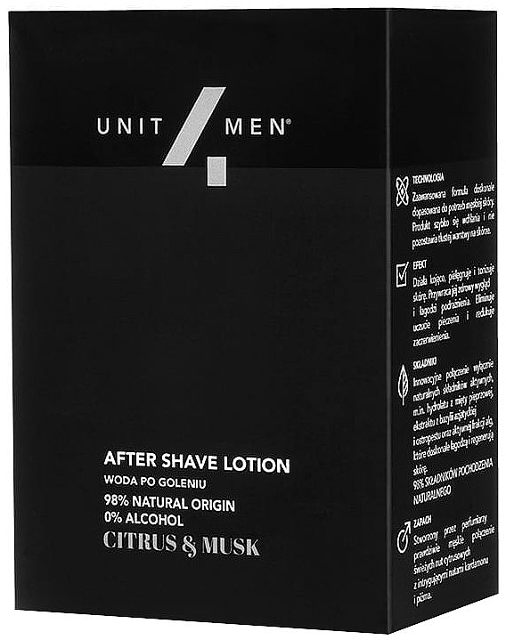 After Shave Lotion - Unit4Men Citrus&Musk After Shave Lotion — photo N2