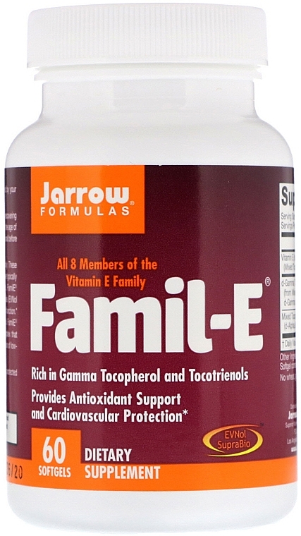 Dietary Supplement - Jarrow Formulas Famil-E — photo N3