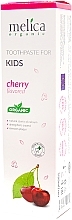 Fragrances, Perfumes, Cosmetics Kids Cherry Toothpaste - Melica Organic 