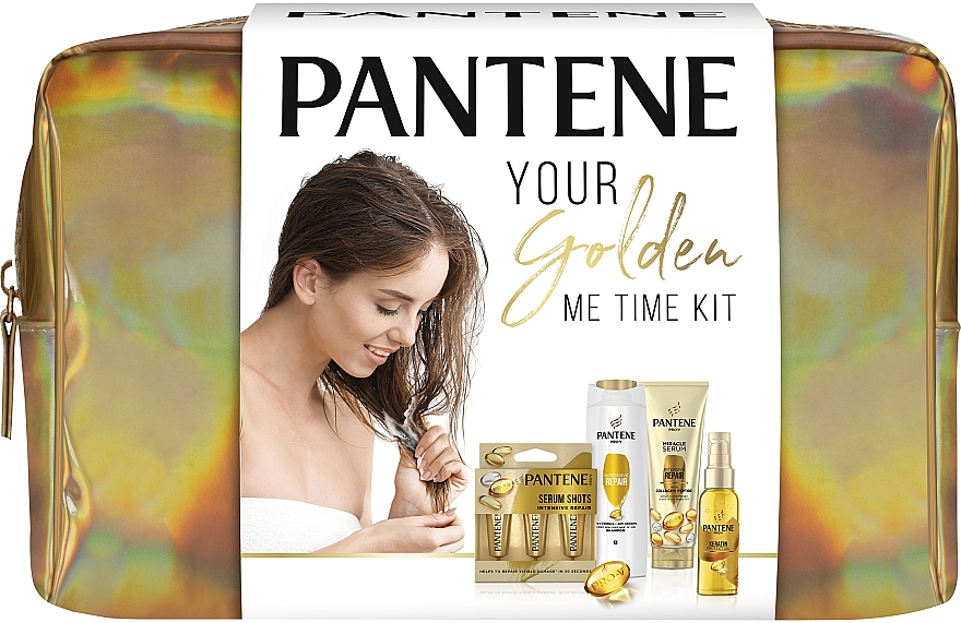 Set, 7 products - Pantene Your Golden Me Time Kit — photo N1