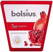 Fragrances, Perfumes, Cosmetics Scented Candle "Pomegranate", 47/47 mm - Bolsius True Scents Candle