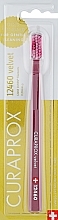 Toothbrush 'Velvet CS 12460', burgundy and pink - Curaprox — photo N1