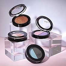Eyeshadow - Aden Cosmetics Shine Eyeshadow Powder Duo — photo N2