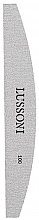 Nail File - Lussoni Disp Bridge Zebra File Grid 100 — photo N1