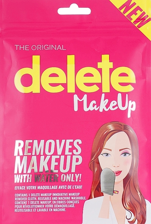 Makeup Remover Mitten, blue - Glov Delete MakeUp — photo N1