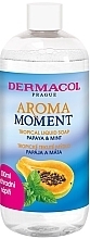 Papaya & Mint Liquid Soap - Dermacol Aroma Moment Tropical Liquid Soap (replaceable unit) — photo N1
