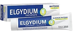 Fragrances, Perfumes, Cosmetics Whitening Toothpaste with Lemon Flavor - Elgydium Whitening Cool Lemon Toothpaste