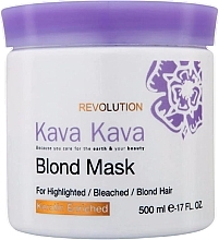 Mask for Highlighted, Bleached & Blonde Hair - Kava Kava Blond Mask for Highlighted Bleached and Blond Hair — photo N1