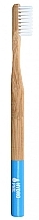 Bamboo Toothbrush, soft, blue - Hydrophil Bambus Toothbrush Blue — photo N1