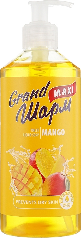 Mango Liquid Soap - Grand Sharm Maxi Mango Toilet Liquid Soap — photo N1