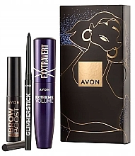 Fragrances, Perfumes, Cosmetics Eye Makeup Set - Avon (mascara/9.5ml + eyeliner/0.28g + gel/eyebr/3.3ml)