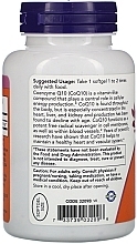 Capsules "Coenzyme Q10", 100mg - Now Foods CoQ10 — photo N3