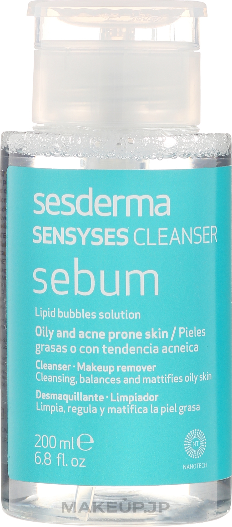 Face Cleansing Liposomal Lotion - SesDerma Laboratories Sensyses Sebum Cleanser — photo 200 ml