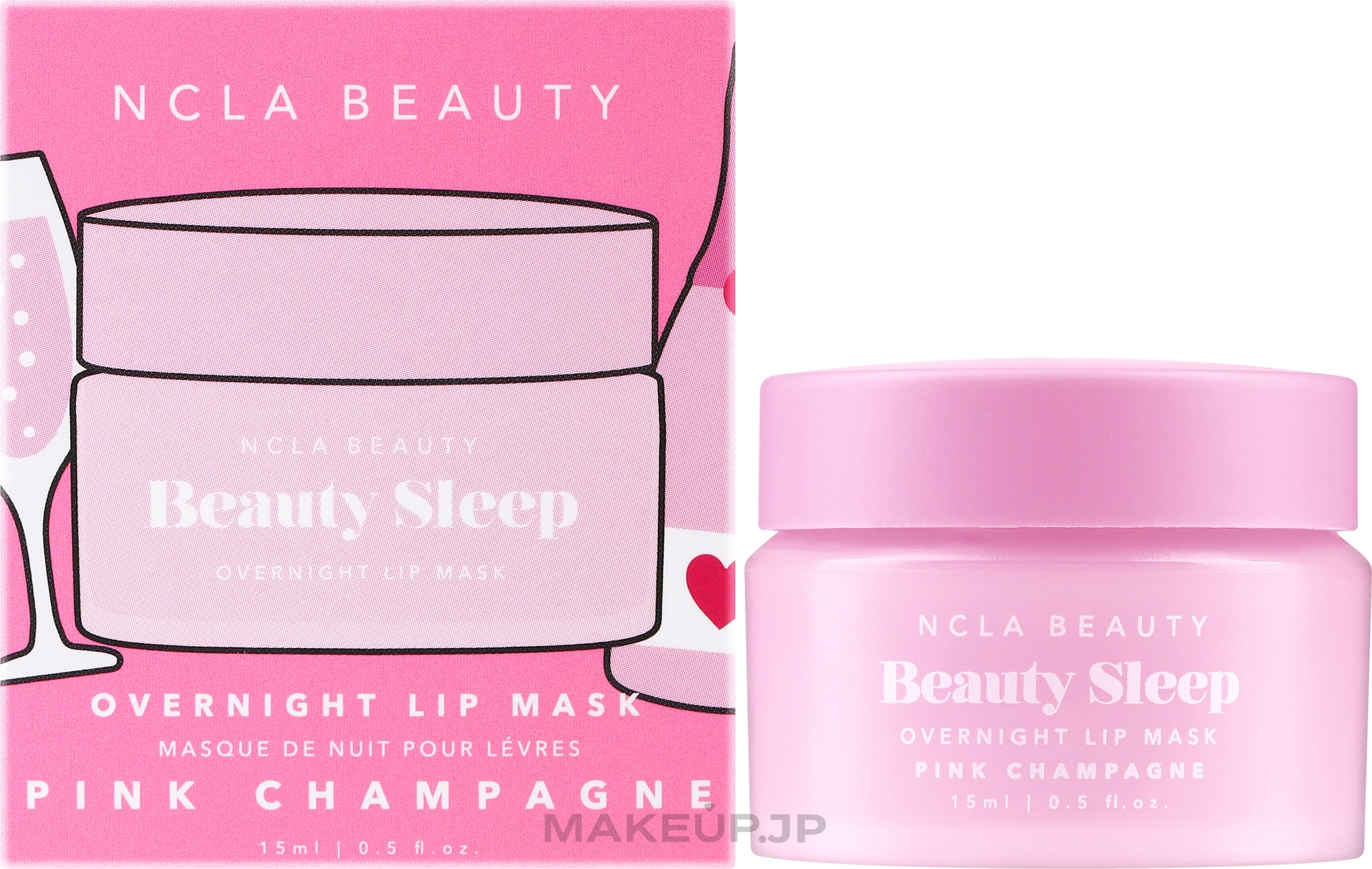 Night Lip Mask - NCLA Beauty Beauty Sleep Overnight Lip Mask Pink Champagne — photo 15 ml