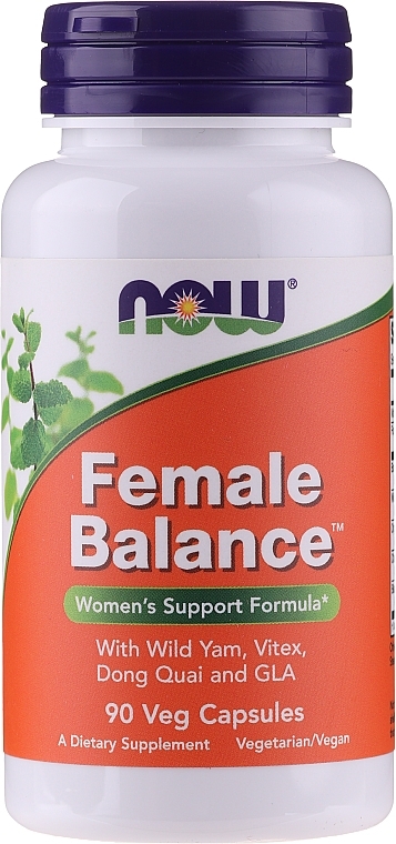 Women Balanced Complex, Capsules - Now Foods Female Balance — photo N3