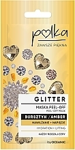 Fragrances, Perfumes, Cosmetics Exfoliating Amber Mask - Polka Glitter Peel Off Mask Amber