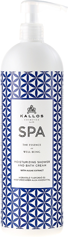 Shower Cream - Kallos Cosmetics SPA Moisturizing Shower and Bath Cream With Algae Extract — photo N3