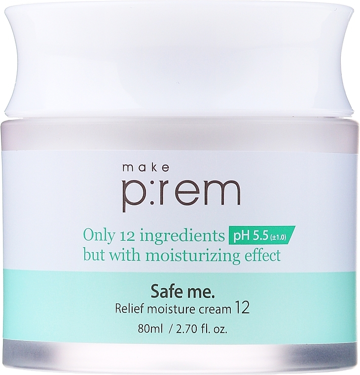 Sensitive Skin Cream - Make P rem Safe Me Relief Moisture Cream — photo N1