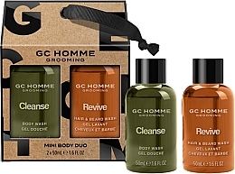 Fragrances, Perfumes, Cosmetics Set - Grace Cole GC Homme Grooming Mini Body Duo (b/wash/50ml + h/wash/50ml)
