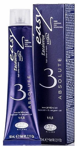 Ammonia-free Hair Color - Lisap Easy Absolute 3 Color — photo N1