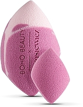 Fragrances, Perfumes, Cosmetics Makeup Sponge Set, pink - Boho Beauty Makeup Sponge