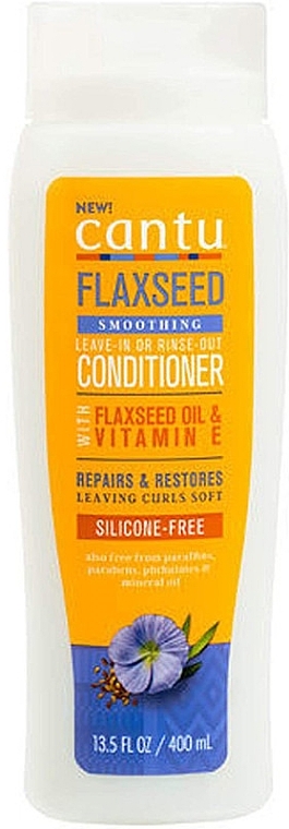 Detangling Conditioner - Cantu Flaxseed Smoothing Leave-In or Rinse Out Conditioner — photo N1